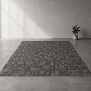 Jacquard Nylon Thick Cushioned Anti-static Washable Anti-slip Geometric Pattern Hotel Carpet Tiles for Home Office Use