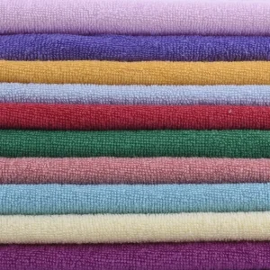 Jacquard Polyester Terry Fabric Soft Textured Absorbent Material for Towel Production