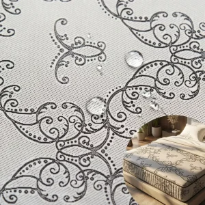 Jacquard Woven Bamboo Fiber Ticking Polyester for Breathable Mattress Sofa