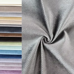 Jacquard Woven Plain Dyed Breathable Water Resistant Anti Mildew Heavyweight 100% Polyester Holland Fabric Sofa