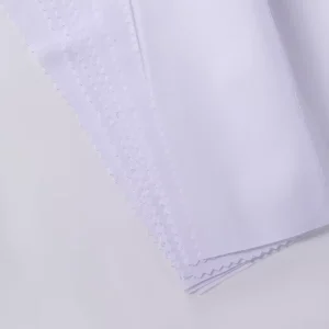 Japanese 100% Spun Polyester Poplin Fabric Woven Plain Anti-Static Medium Weight 205G/m for Arabic Mens Thobe & Abaya