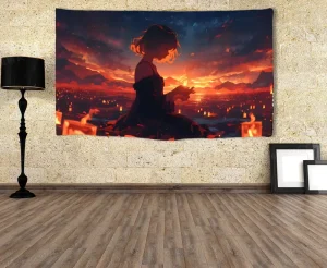 Japanese Anime Theme Home Wall Decoration Tapestry