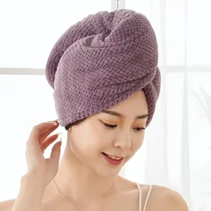 Japanese Style Double Layer Thickened Turban Hair Drying Towels Quick Dry Water Absorbent Shower Cap Towels