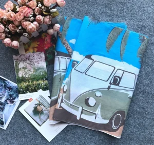 Japanese Style Tenugui Cotton Printed Absorbent Cloth Home Multi-purpose Fabric Kitchen Table Cloth Export