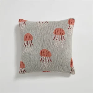 Jellyfish Style 100% Cotton GB31701 Class A Standard Soft Breathable Sofa Decorative Throw Cushion Pillow Cover