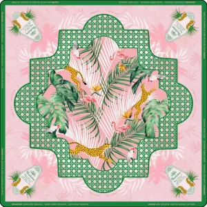 July American Mahjong Mat 31.5×31.5 Inch Foldable Noise Reducing Table Cover Anti Slip Rubber Back Accessories