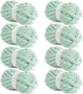 Jumbo 100% Polyester Fancy Dyed Velvet Chenille Yarn Chunky Knitting for Blanket and Knitting Bags