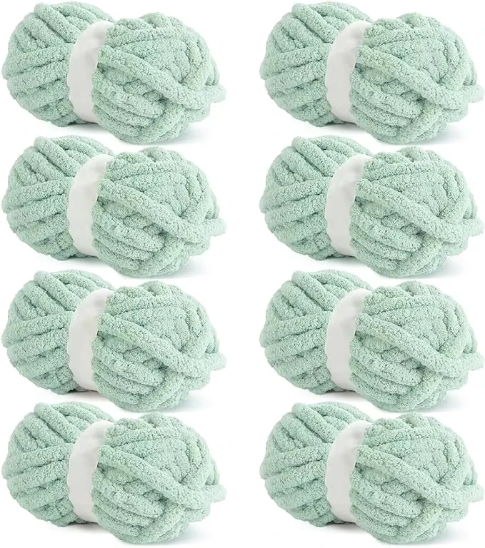 Specialty Yarn Buying Guide: Monofilament to Jumbo Chenille 3 Jumbo 100 Polyester Fancy Dyed Velvet Chenille Yarn Chunky Knitting for Blanket and Knitting Bags