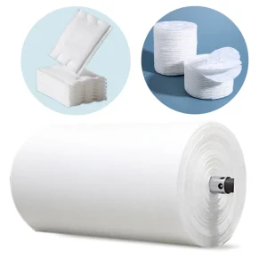 Jumbo Roll Spunlace Non Woven Fabric Multi Purpose Hypoallergenic for Home Office and Healthcare Applications