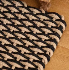 Jute Handwoven Rug Carpet Floor Mats Door Mats for Home