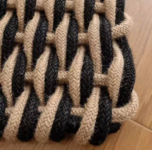 Jute Handwoven Rug Carpet Wicker Floor Mats Door Mats for Home