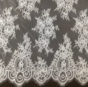 K2020 Lace Fabric Wedding Dress Fashion Accessories Eyelash Lace 3 Meter Style