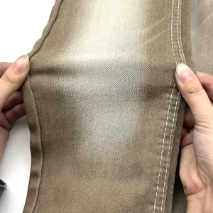 K6292 Khaki 10S Siro Yarn 10.6OZ Medium Stretch 3/1 Twill for Men Jeans Denim Fabrics Manufacturing and Selling