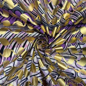 Kente Cloth Fabric African Polyester Golden Wax Fabric Cloth