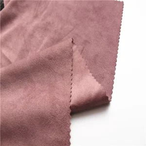 Keqiao Fabric Warp Knitting Microfiber Suede Stretch Fabric for Leggings