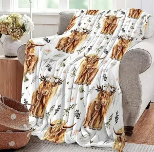 Kids 3D Printed Flannel Crib Blanket Ultra Soft Warm Baby Nursery Bedding Fleece Throw for Toddler Bed Machine Washable