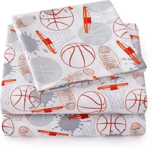 Kids Bed Sheet Collection – Kids Bedding Sets for Girls Boys Toddlers with Fitted, Flat, and Pillowcases