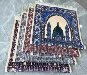 Kids Praying Mat Children Arabic Prayer Mat Islamic Small Carpets Pray Rug for Muslim Gift
