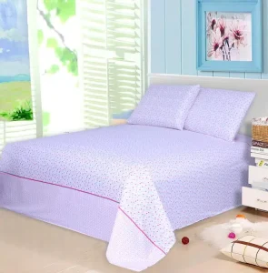 King Queen Size American Style 4 Piece Comforter Set with 500TC Polyester Fabric Modern Design for Home Use