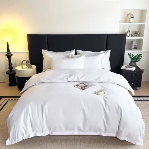 King Queen Twin Factory Direct High-Quality Modern Woven Five-Star Hotel Pure White Skin-Friendly Breathable Hotel Bedding