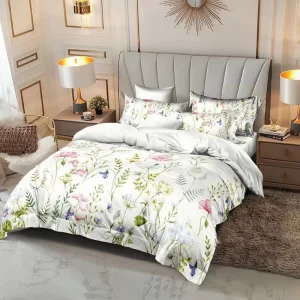 King Size Bedding Set Double Brushed Microfiber 3D Custom Printed Plush Duvet Cover Set Polyester