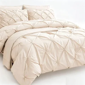 King Size Comforter Set Black 7 Pieces King Bed in a Bag Bedding Sets with Comforter Flat Sheet Fitted Sheet Pillowcase