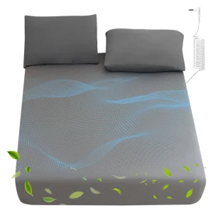 King Size Conductive Mattress Protector Static Relief Grounding Coverlet Earthing Bed Fitted Sheets