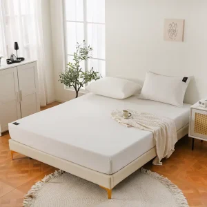 King Size ESD Earthing Fitted Sheet Silver Coated Conductive Fiber Grounding Sleep Mat