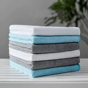 Kitchen Car Electronic Devices Microfiber Pearl Cloth for Screen Dust Wiping Quick Dry Home Cleaning Towel