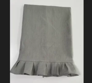 Kitchen Dish Towel with Ruffle Hem Design for Kitchen Decoration Super Absorbent 100% Natural Cotton Kitchen Towel