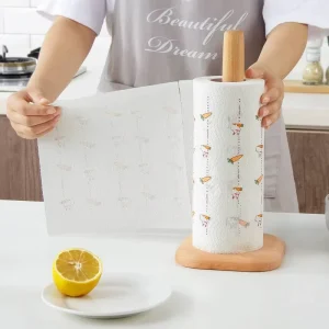 Kitchen Eco Friendly Disposable High Absorption Dish Cleaning Cloth Non woven Fabric Washable Paper Towel