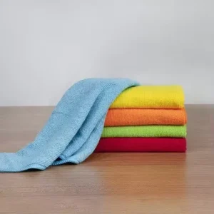 Kitchen Microfiber Solid Pattern Weave Customizable Soft Kitchen Cloth Home Use Kitchen Towels