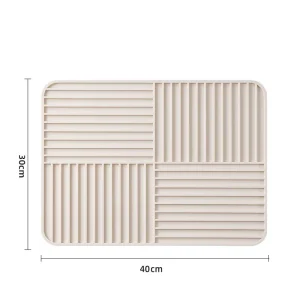 Kitchen Protection Silicone Placemat Countertop Pad Anti Slip Heat Resistant Vegetable Board Household Dining Pad Waterproof