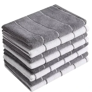 Kitchen Rags Microfiber Dish Towels Super Soft Absorbent No Hair Loss Spot