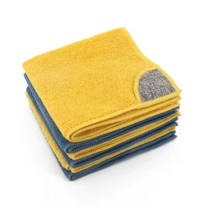 Kitchen Towel with Abrasive Corner Microfiber Cleaning Suppliers Dishcloth