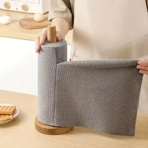 Kitchen and Car Wash Disposable Eco-Friendly 30x30cm Microfiber Cleaning Towel Roll with Custom Size Options