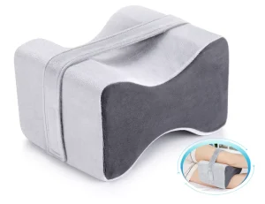 Knee Pillow for Side Sleepers Relief Sciatica Back Leg and Hip Pain Memory Sponge Eco Friendly Detachable Cover