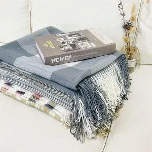 Knit Woven Blanket Hand Woven Sofa Bed Throw Plush Winter Blanket for Sofa