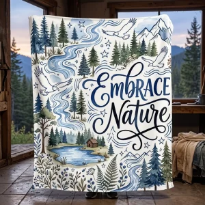 Knitted Flannel Blanket Custom Design Soft Warm Breathable All Season Fleece Throw for Bed Couch