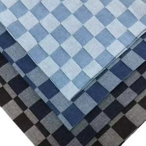 Knitted Jacquard Denim Fabric for Boys Girls Men & Women’s Abrasion Resistant Trousers and Jackets
