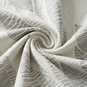 Knitted Jacquard Mattress Ticking Fabric Breathable Home Textile Mattress Cover Fabric