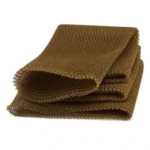Knitted Mesh Fabric Polyester Breathable Open Weave Material For Garment Bag Industrial Use OEM ODM