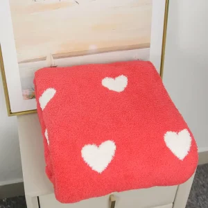 Knitted Throw Blankets European American Style Warm Colorful Custom Blankets for Adults