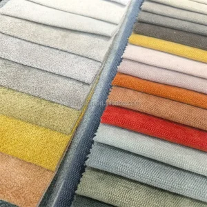 Knitted Twill Chenille Fabric for Sofa Cover Textiles