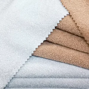 Knitted Warp Flannel Three Dimensional Embossed Pearl Velvet Fabric 100% Polyester Lint-Free Toy Doll Blanket Fabric