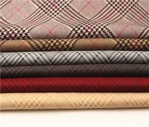 Knitting Square Pattern Suede Fabric Price Per Meter for Bag