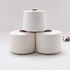 Knitting Yarn 65% Polyester 35% Cotton 20 1 Blended Yarn Weaving Open End Yarn