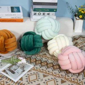 Knot Pillow Set Handmade Throw Pillows for Home Decoration Interior Luxury Living Room and Bedroom Decor
