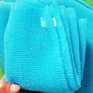 Korean Long Exfoliating Body Scrubber Exfoliator Shower Towel Back Washcloth African Net Sponge for Men Women