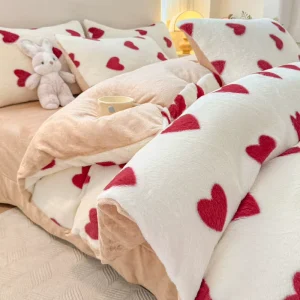 Korean Style Purple Flower Printed Quilts Sheets 400TC Woven Design Four Seasons Bed Covers for Home Hotel Use Wedding Suitable